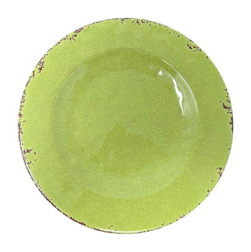 Giannas Home Gianna's Home 12 Piece Rustic Farmhouse Melamine Dinnerware Set, Service for 4 (Green) - Image 3